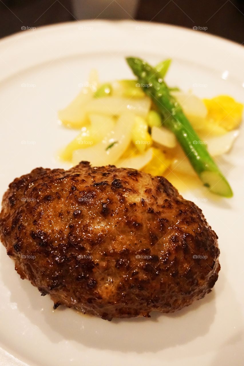Japan. Hamburger steak