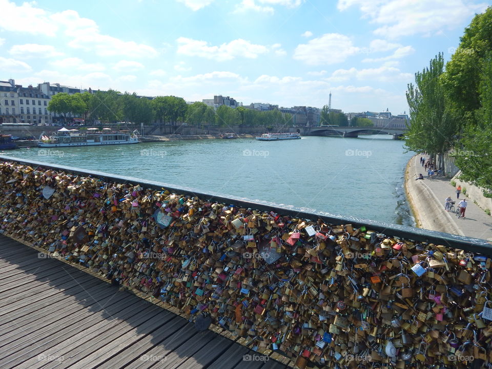 Paris. Love bridge