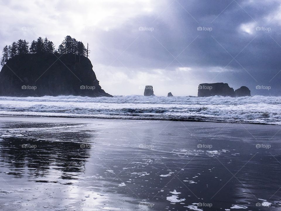 Reacted Sky at Third Beach