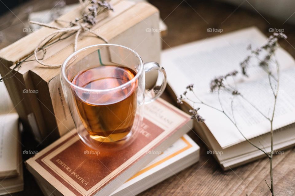 Tea and books