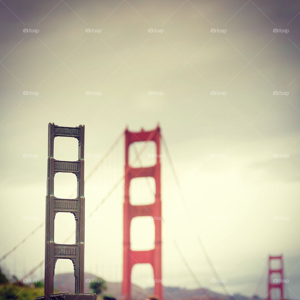 Golden Gate Bridge miniature in San Francisco 