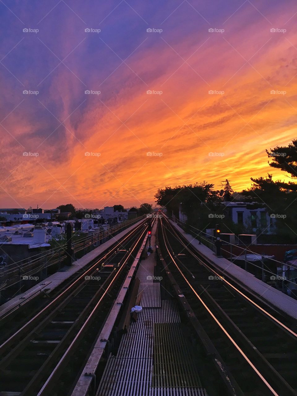 No Person, Travel, Transportation System, Evening, Sunset