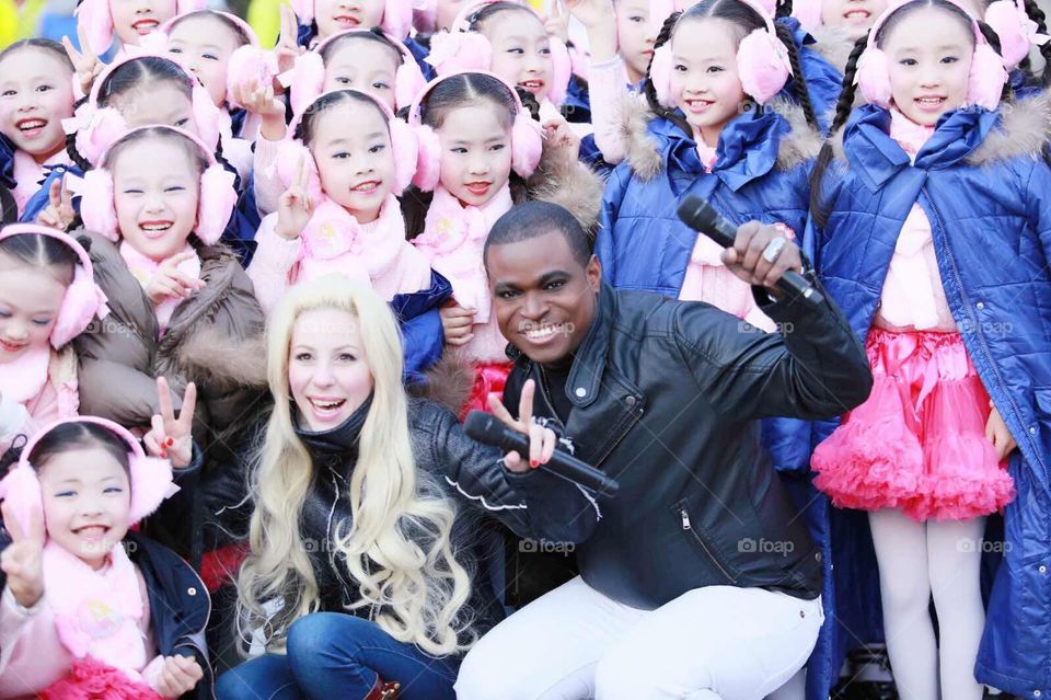Beautiful chinese fans - sweet and cute chinese child’s 