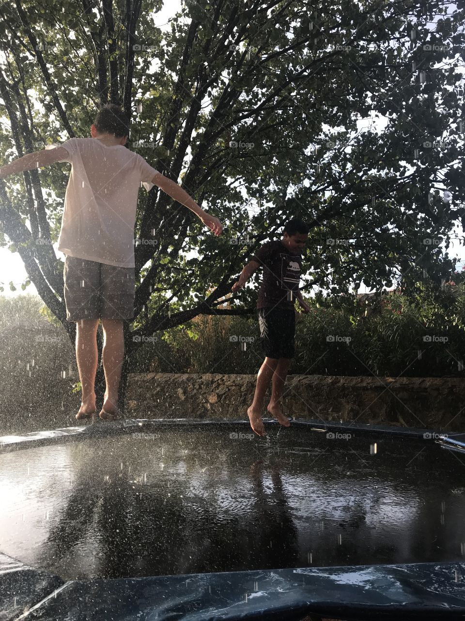 Trampoline fun