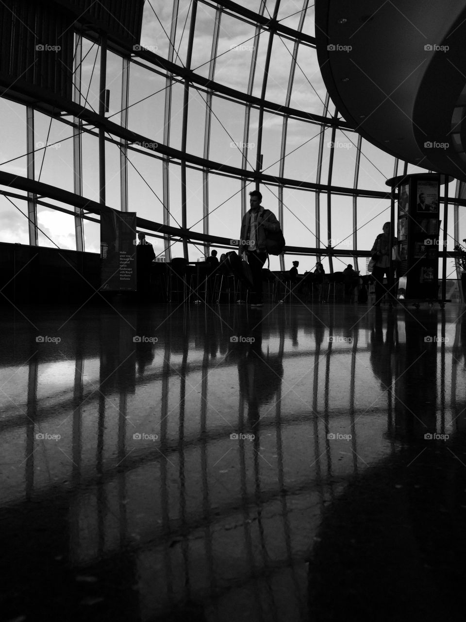 Sage Reflection. Taking a photo inside the beautiful Sage ....