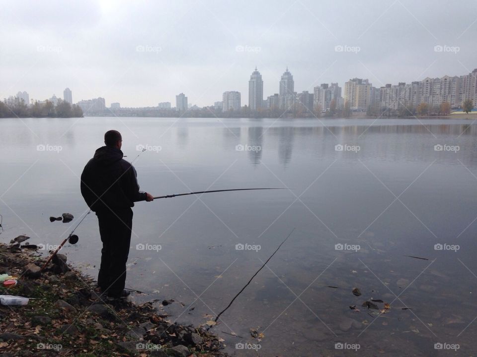 Fishing in the fog