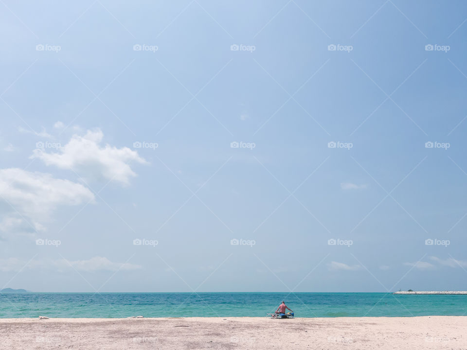 Thai land the beach.... Pattaya city. 💙