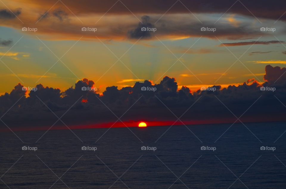 heaven sunset clouds caribbean by romonoco