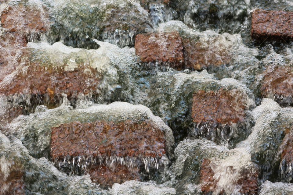 wet rocks