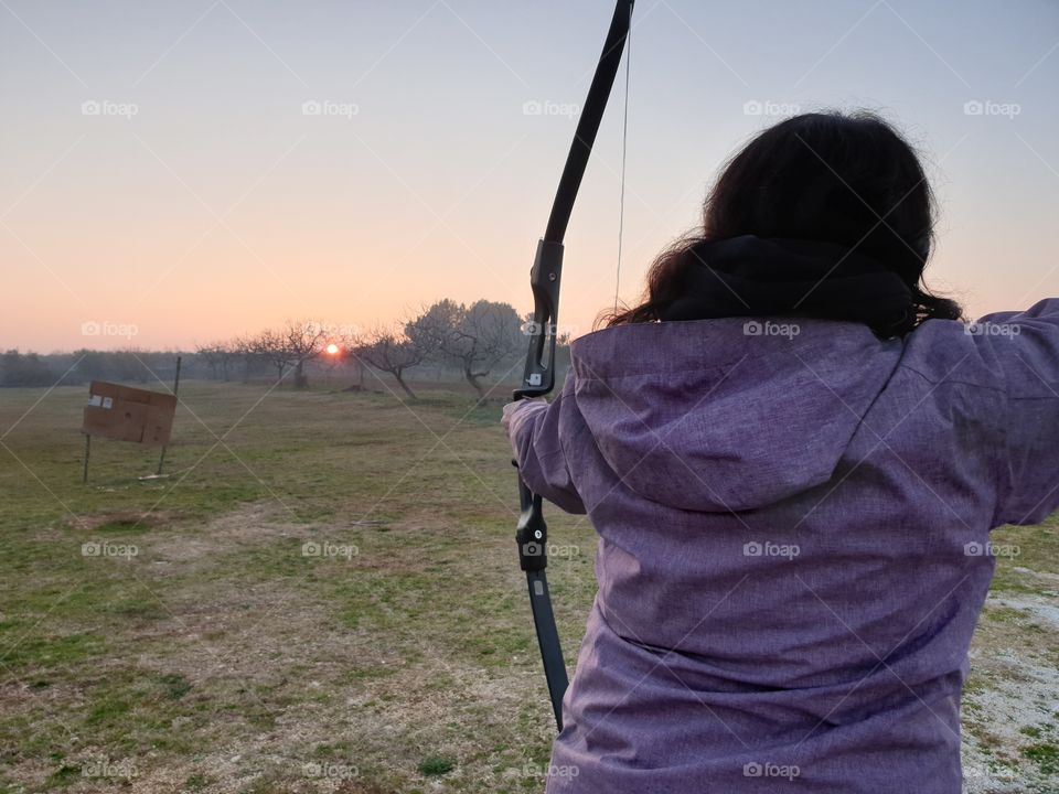 archery sessions while enjoying the sunset.