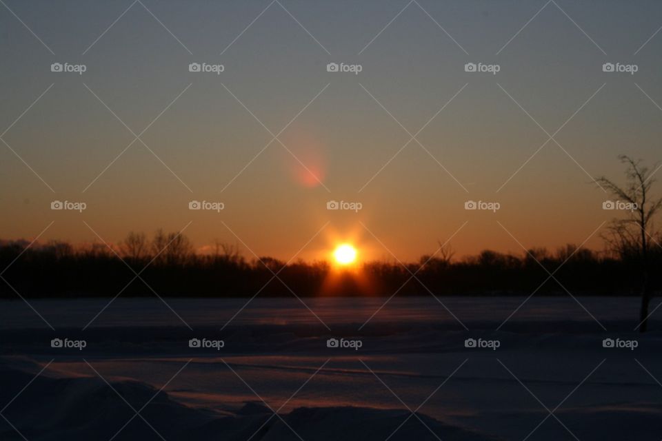Winter Sunset
