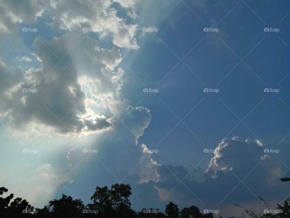 beautiful sky nature