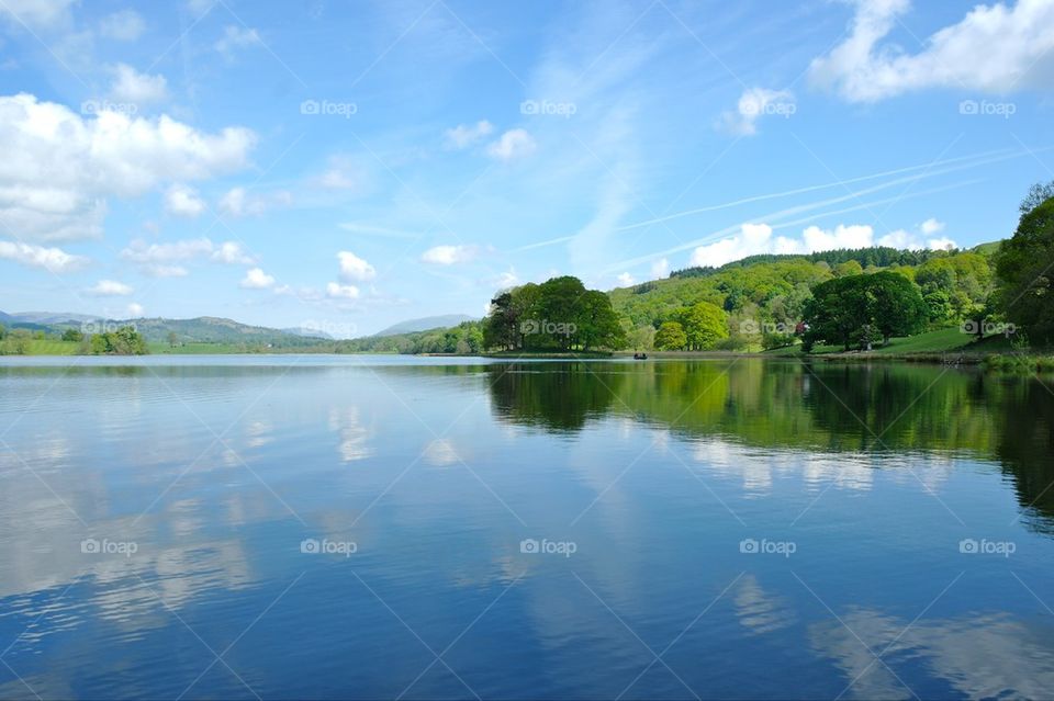 Lake District reflection lake