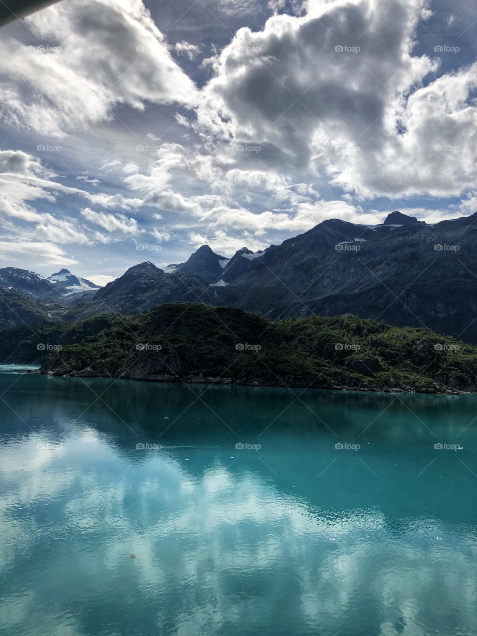 Reflective waters in Alaska
