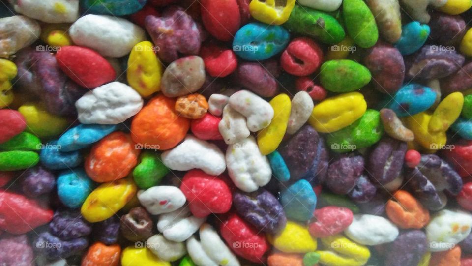 colorful sweets.