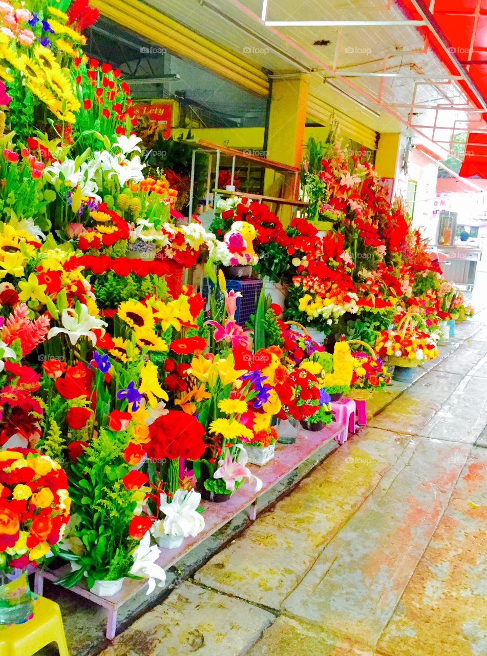 Flower market 