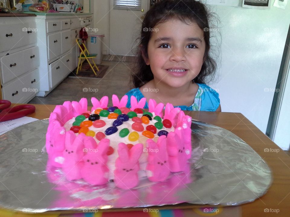 Easter Cake. Decorated Easter Cake