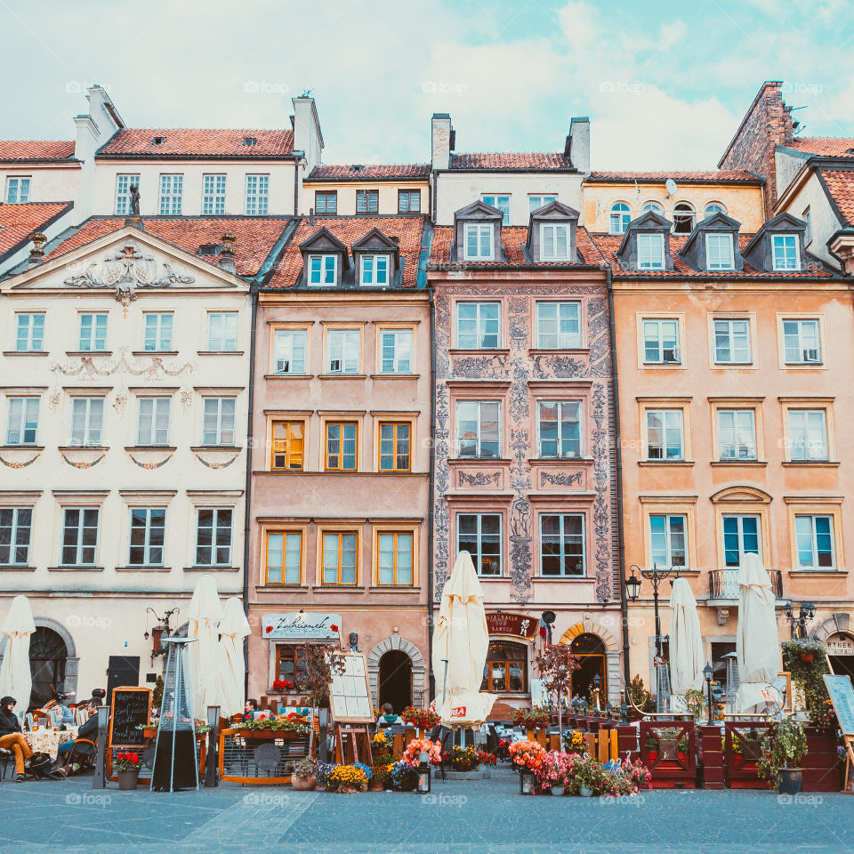 Warsaw old town 