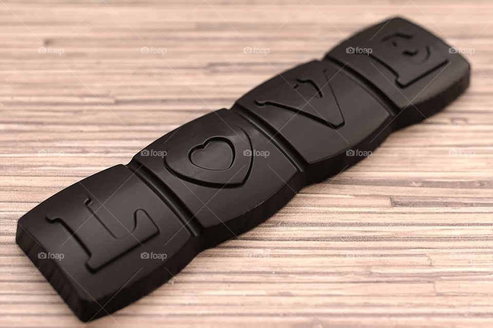 Love in chocolate