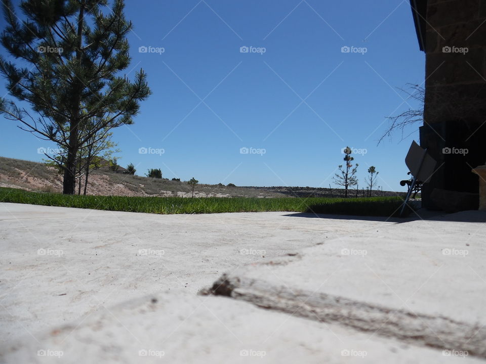 Ground eye view