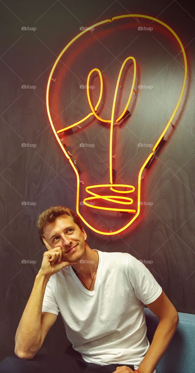 Guy with a perfect idea 