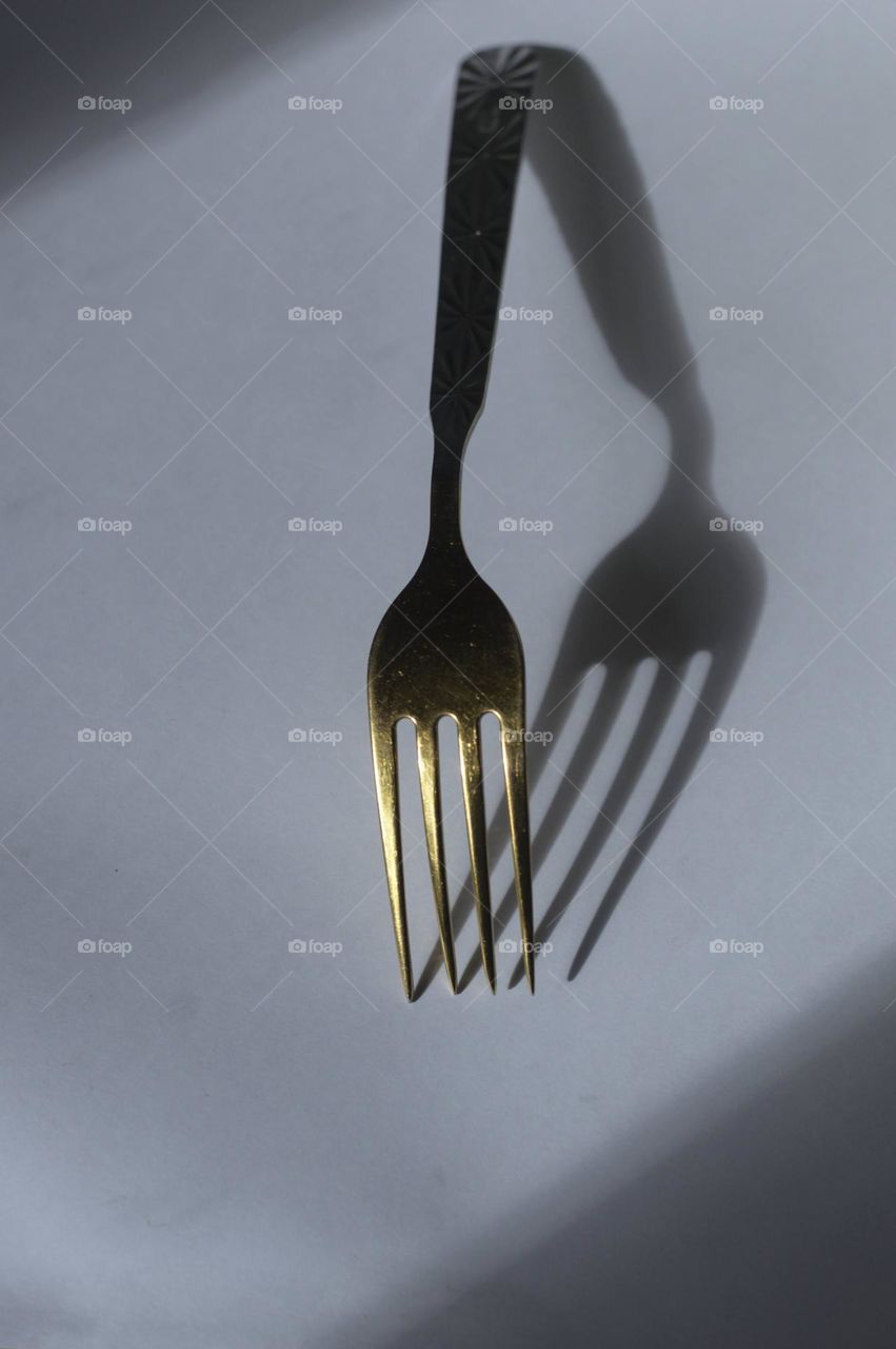 golden fork