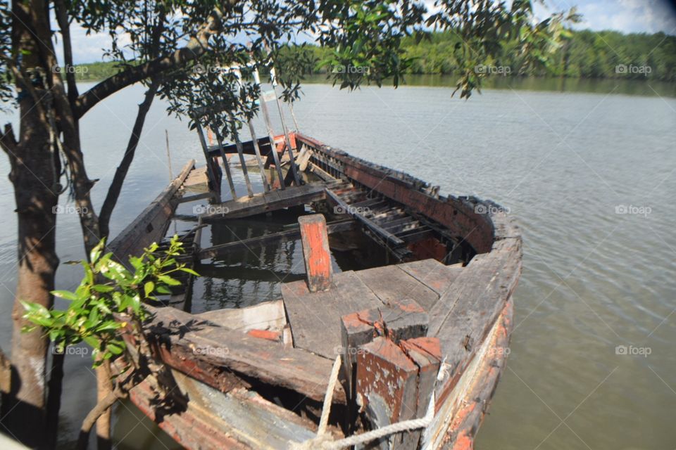Old boat lake