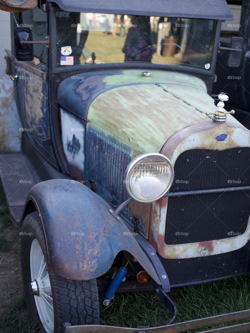 An old Ford Pickup truck 