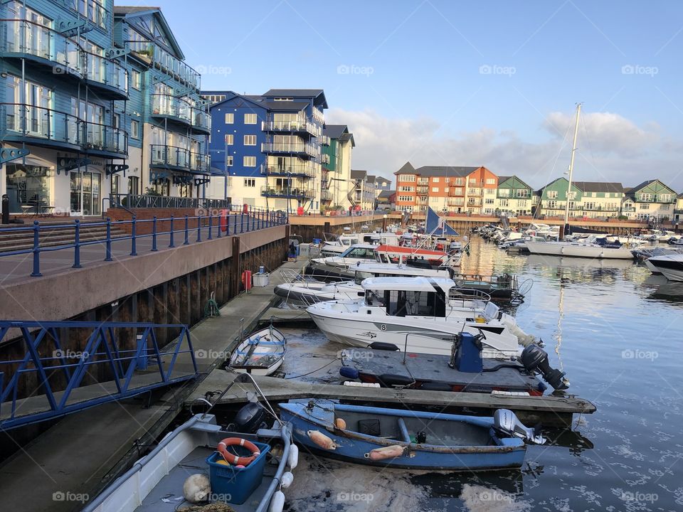 The second of two from this delightful dockland development in Exmouth, Devon, UK