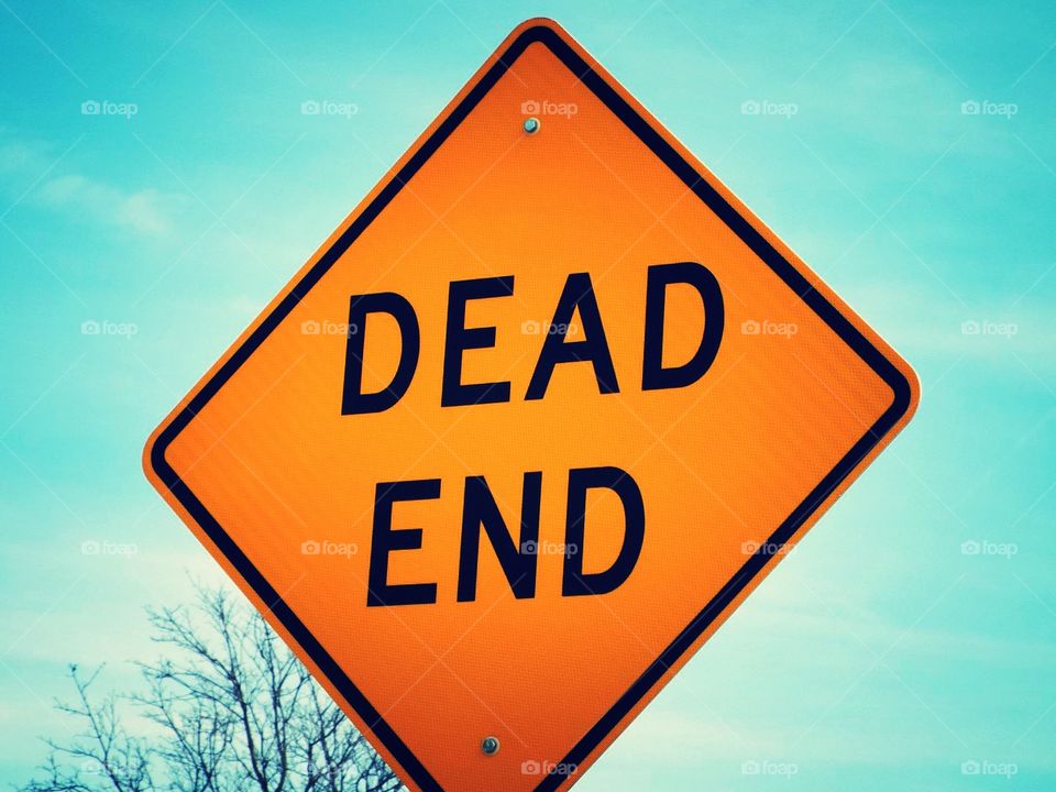 Dead end sign