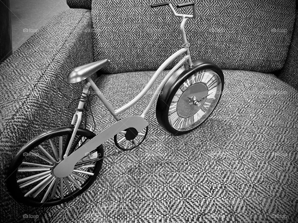 Bicycle in charity shop