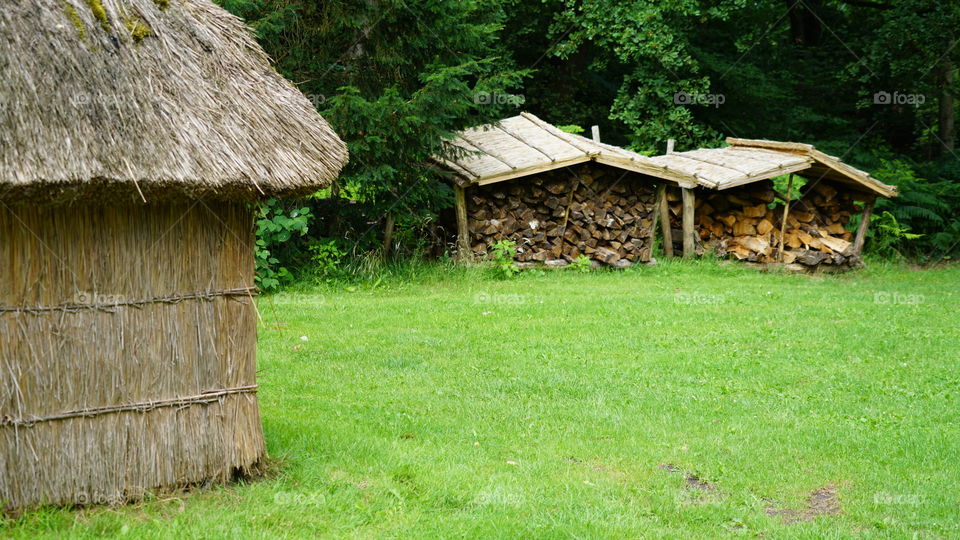 Farmland at Domain Bokrijk in Belgium.