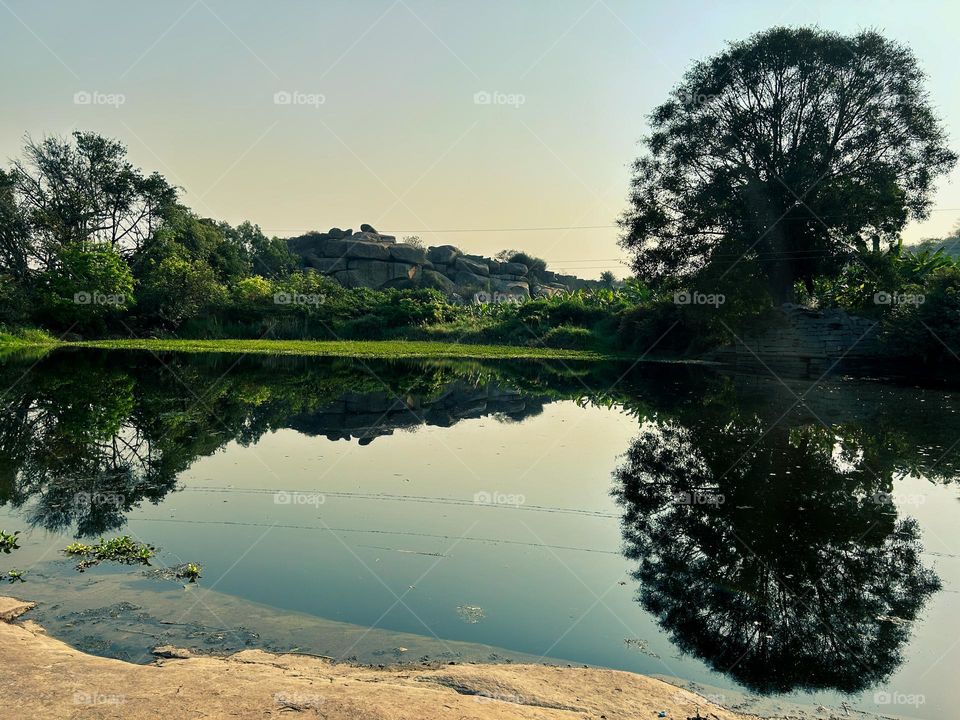 Natural photography - Water reflection - Mobile phone 