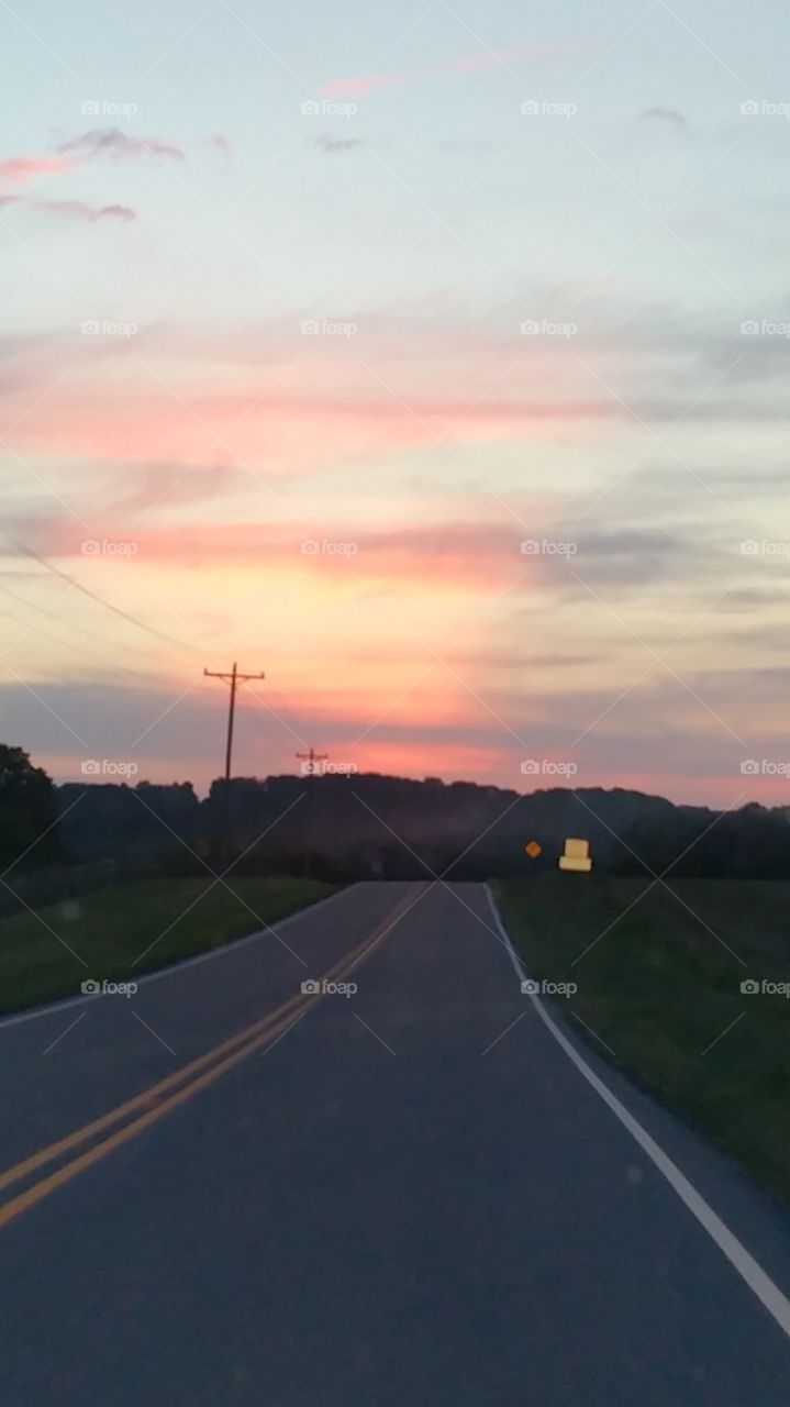 Sunset. Took on the way home