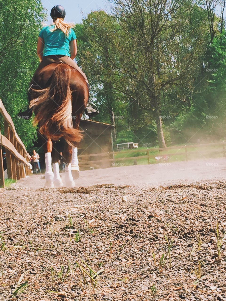 Horse riding