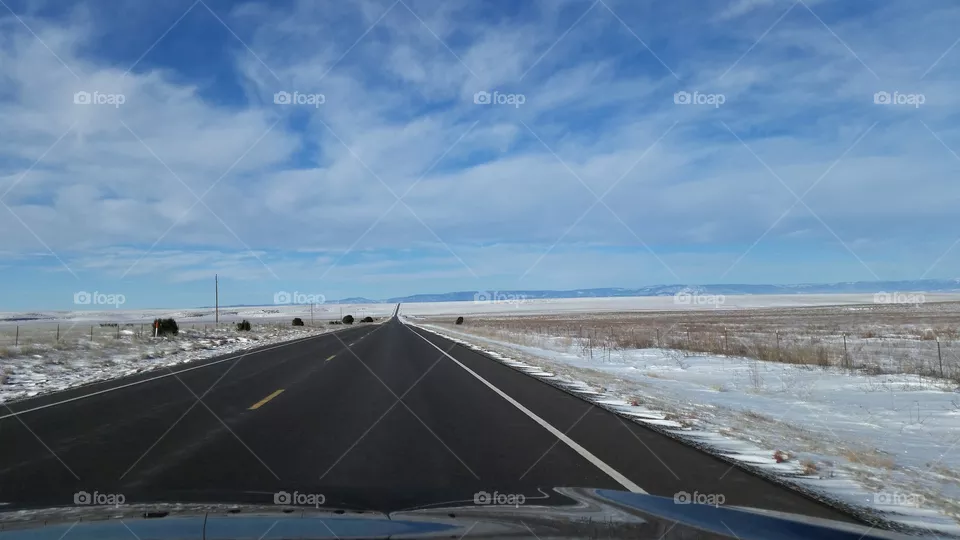 No Person, Road, Landscape, Winter, Snow
