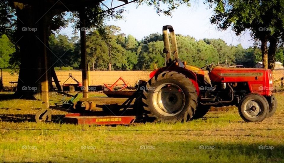 Tractor and deck 