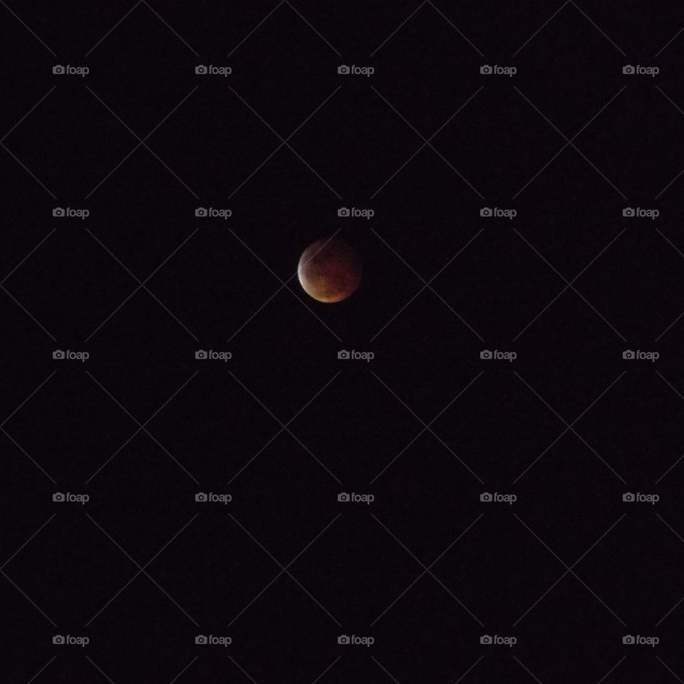 lunar eclipse taken with hassleblad camera attachment for motorola