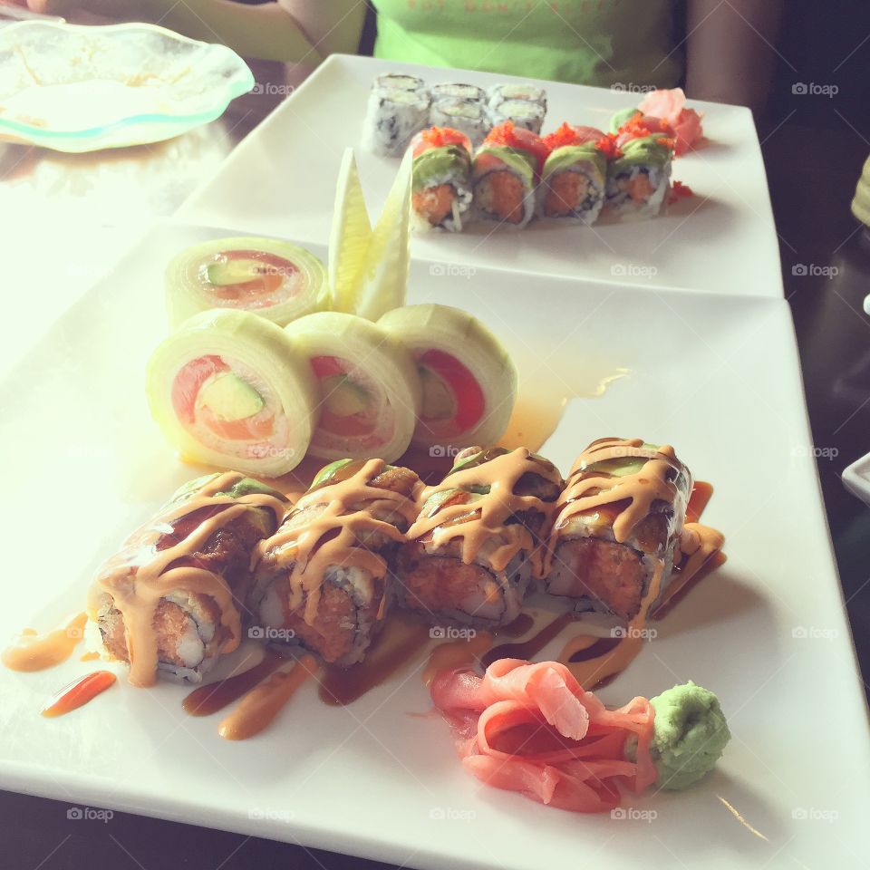 Sushi lunch