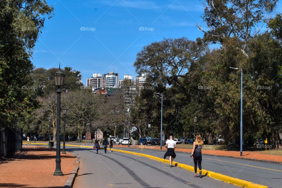 Running in Park