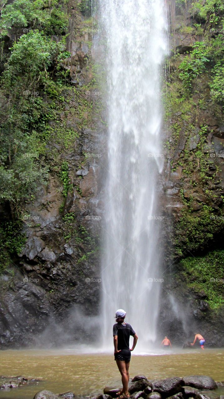 Hiking at the waterfalls