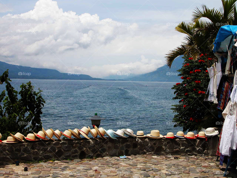 panajachel guatemala panajachel lake atitlan hat seller by jpt4u