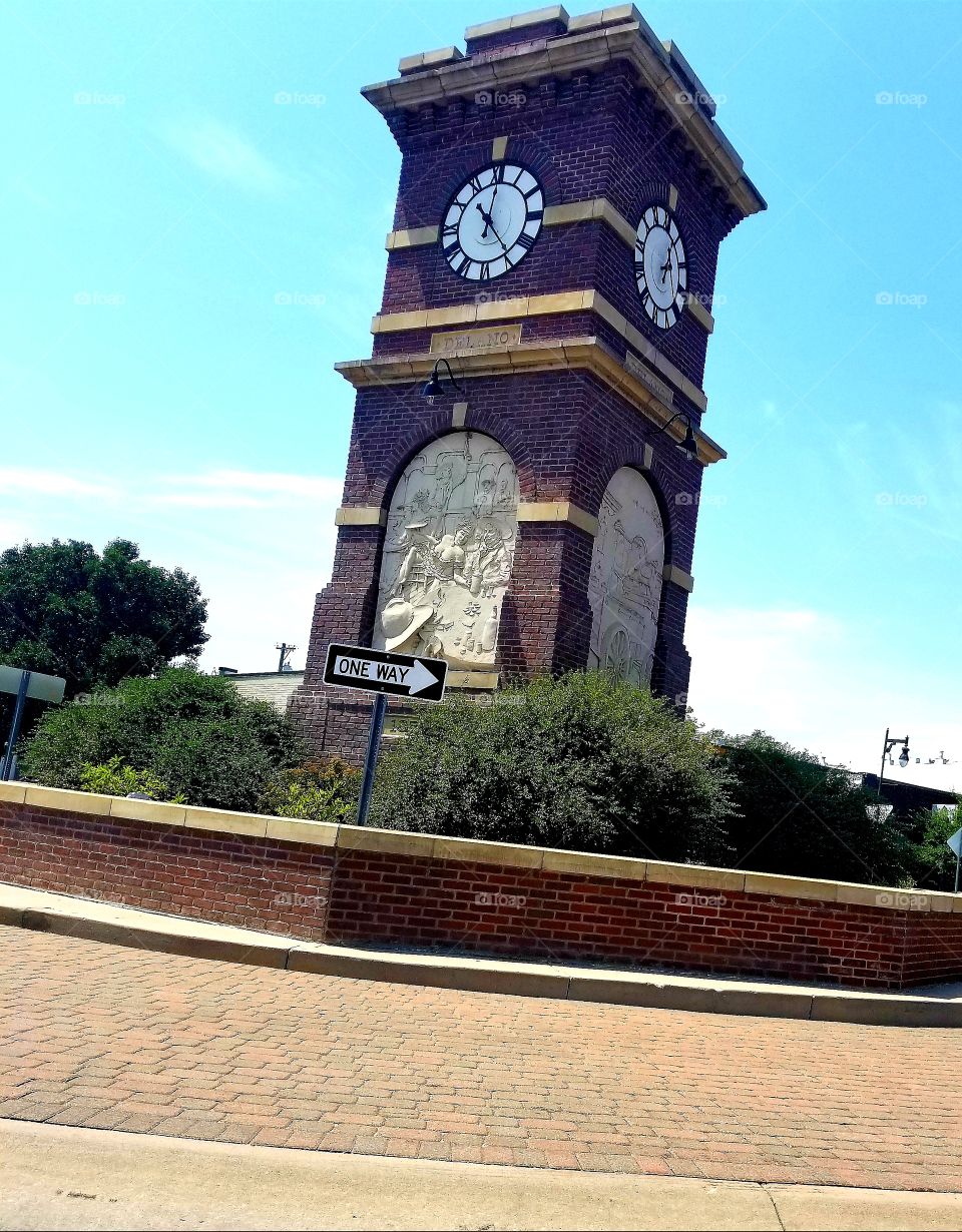 Brick Clock Tower