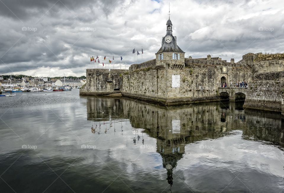 Reflection at Concarneau, France