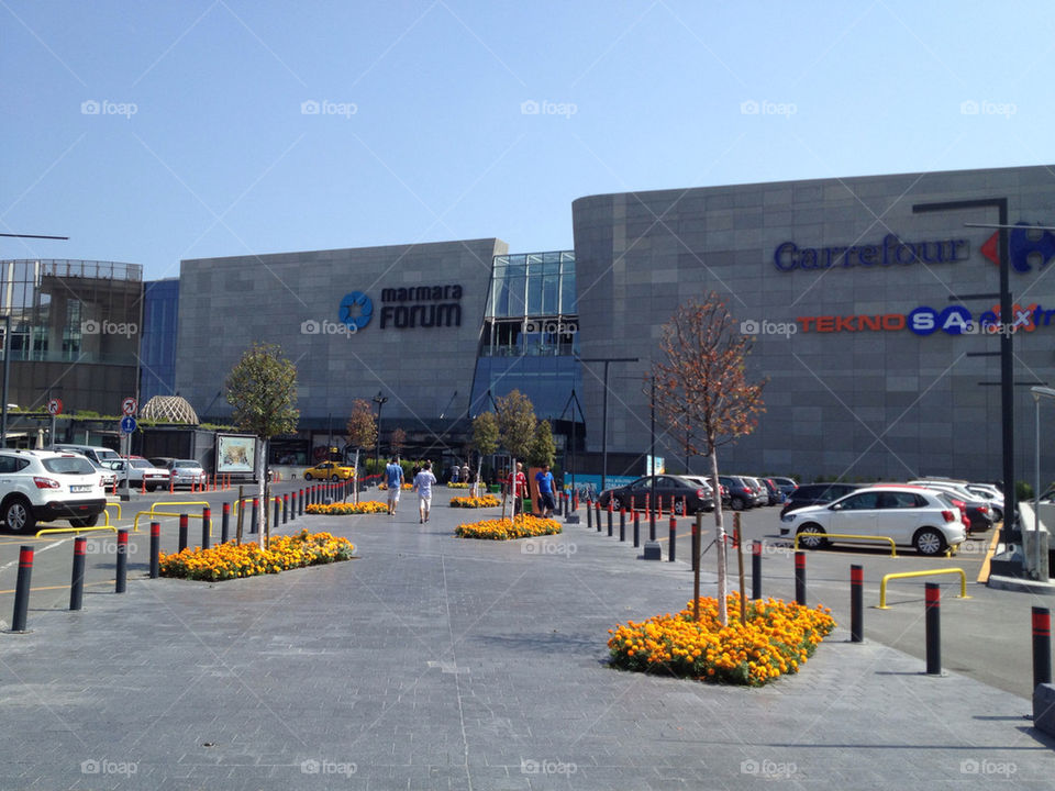 cars building parking turkey by linhof