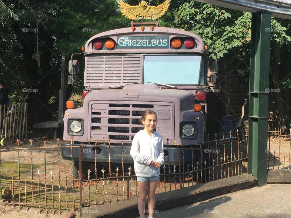 The creepy bus amusement park 