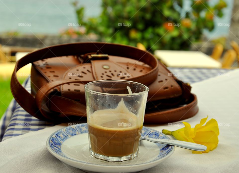 Spanish coffee on Tenerife 