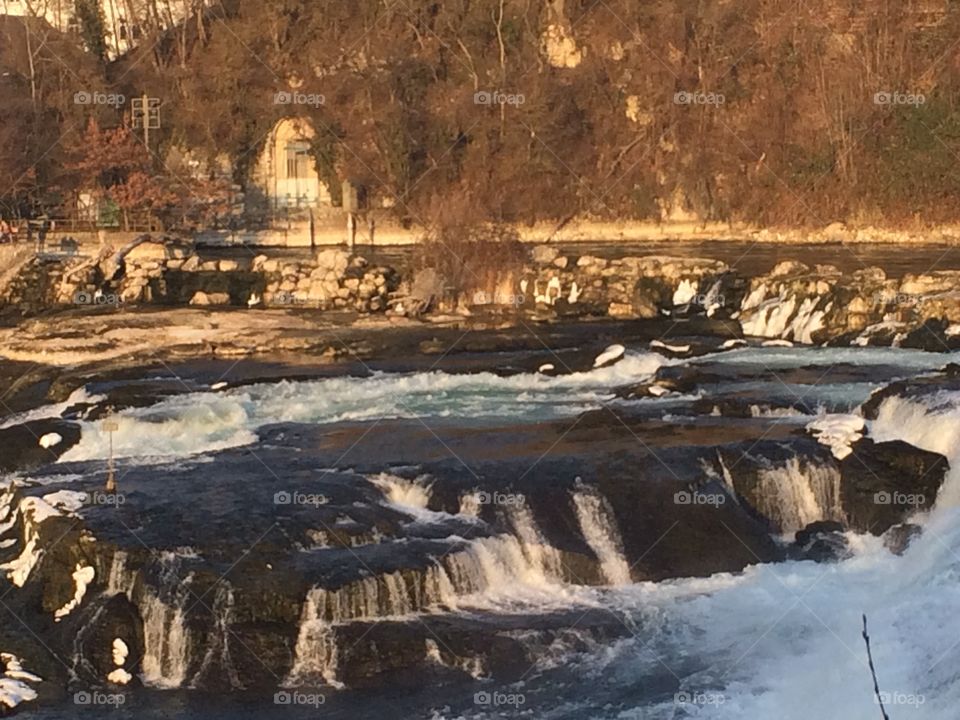 Waterfall Switzerland Rheinfall Schaffhausen