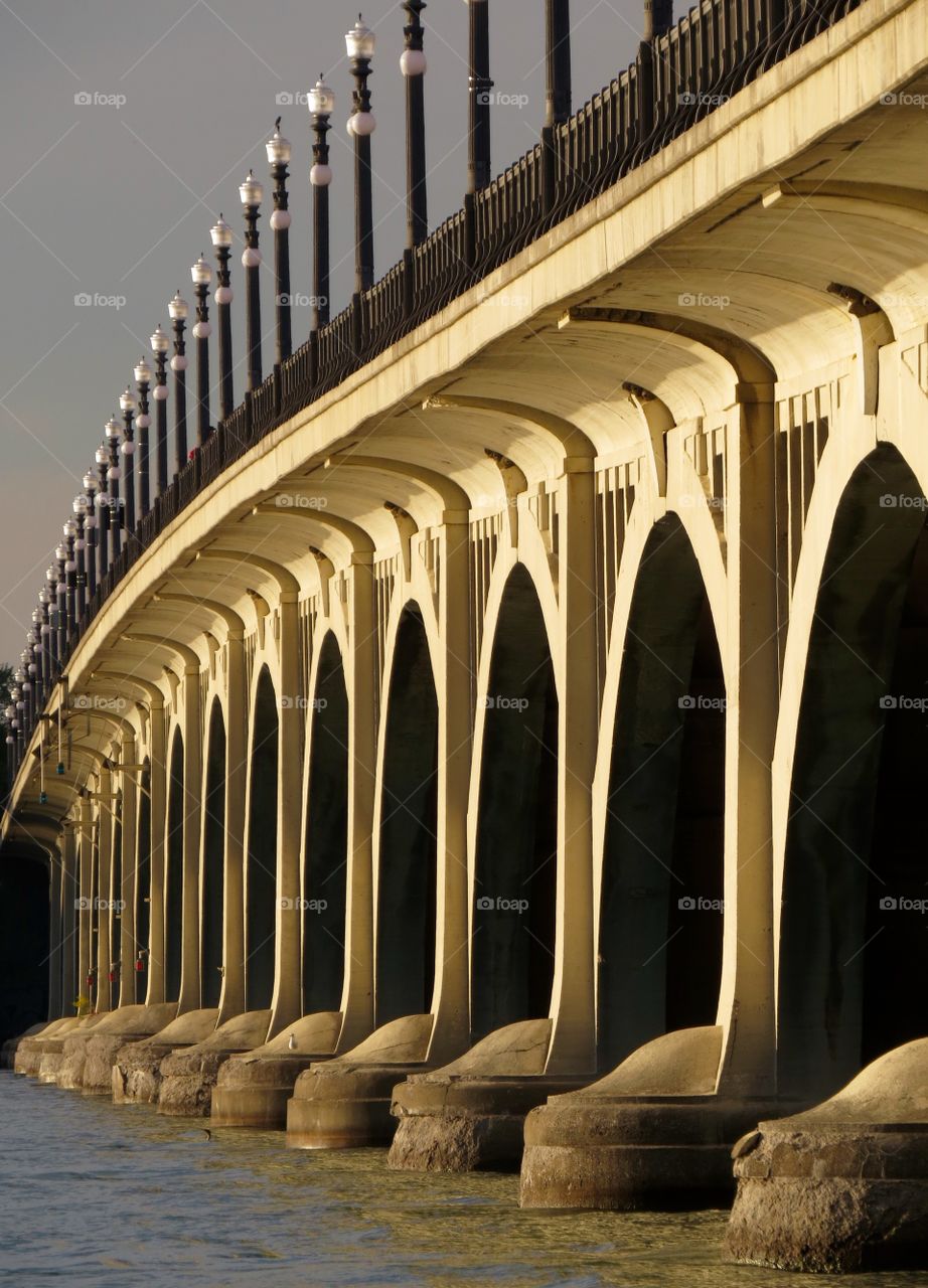 Belle Isle Bridge (detail). Belle Isle Bridge (detail), Detroit MI