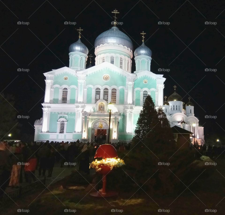 Russia. Orthodox Easter. Diveevsky monastery. Христос воскресе, братья и сестры!